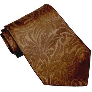 David Taylor Tie Paisley Jacquard Iridescent Brown Monochrome Textile Upholstery